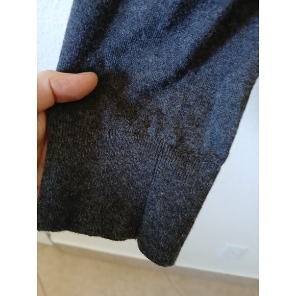 Calvin Klein Sweater Quarter Zip Pullover Men Gray Knit Soft Size Large Casual - Picture 4 of 13